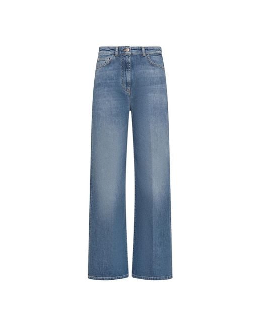 Seventy Blue Wide Jeans