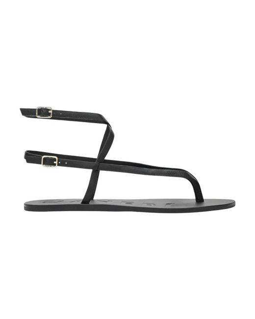 Flat Sandals Manebí en coloris Brown
