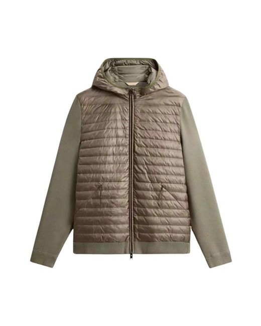 Woolrich Green Light Jackets for men