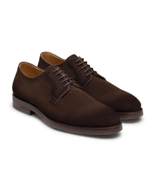 Magnanni Shoes Brown Dress Shoes for men