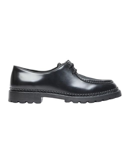 Saint Laurent Black Laced Shoes for men