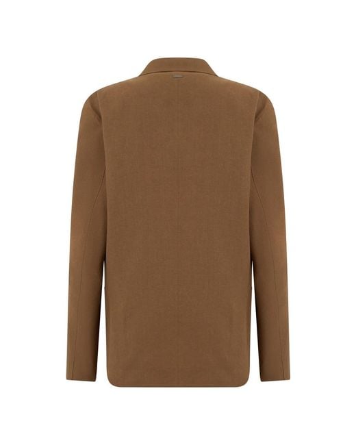 Herno Brown Blazers for men