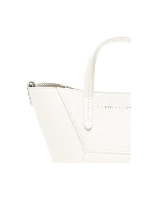 Brunello Cucinelli White Mini Bags