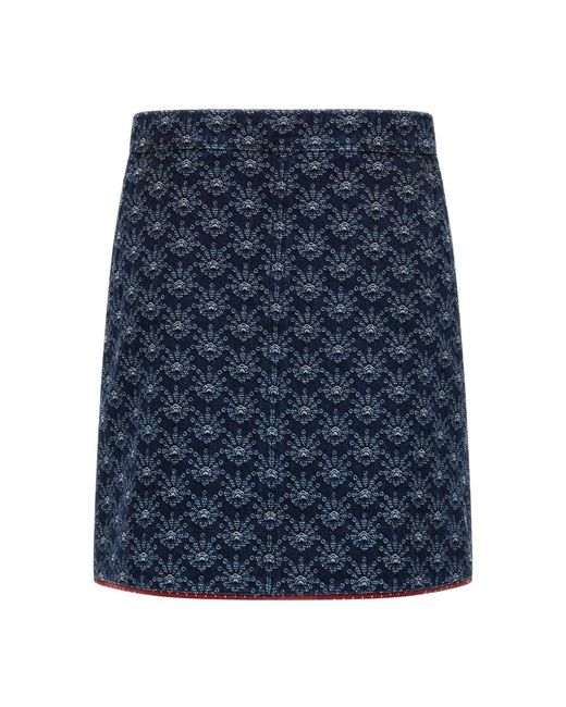 See By Chloé Blue Short Skirts