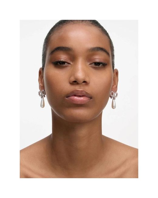 Self-Portrait Metallic Earrings