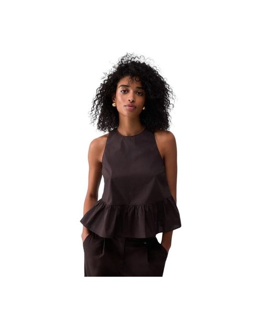 Liu Jo Brown Sleeveless Tops