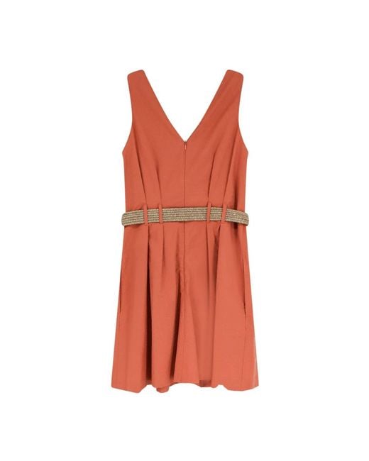 Brunello Cucinelli Orange Playsuits