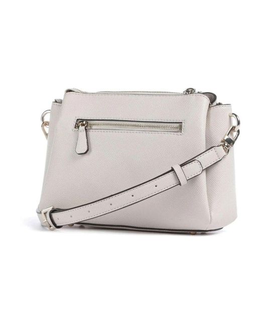 Guess White Noelle Schultertasche