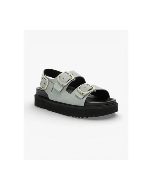 Scholl Flat Sandalen in Black für Herren