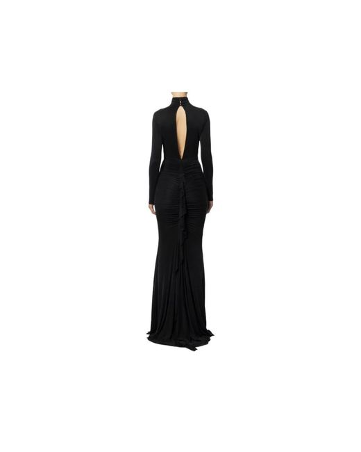 Elisabetta Franchi Black Elegantes kleid für besondere anlässe