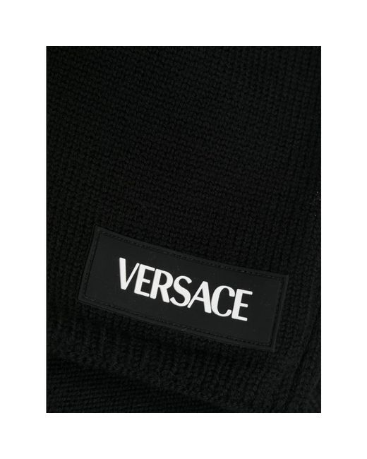Versace Black Winter Scarves