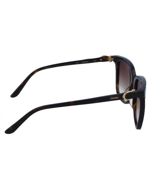 Cartier Black Sonnenbrille mit verlaufsgläsern