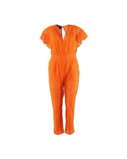 Pinko Orange Jumpsuits