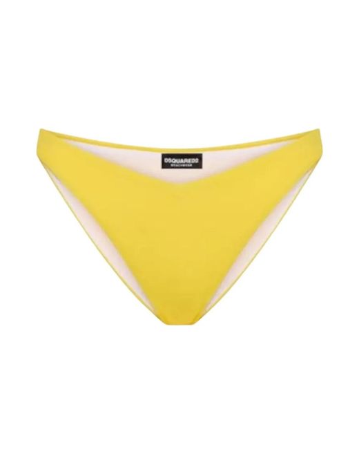 DSquared² Yellow Bikinis