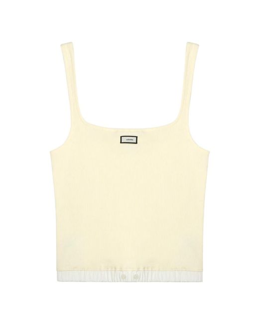 Entire studios Natural Sleeveless Tops