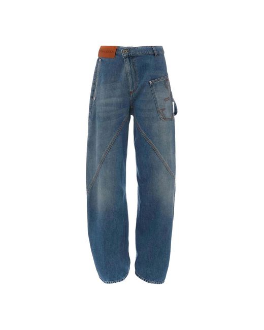 J.W. Anderson Blue Loose-Fit Jeans for men