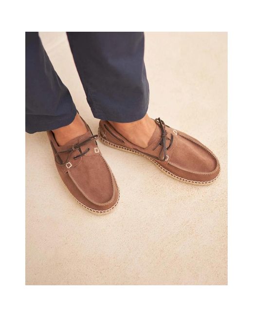 Manebí Brown Sailor Shoes for men