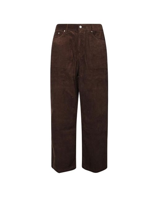 Arte' Brown Wide Trousers for men