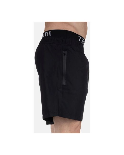 Trussardi Black Beachwear for men
