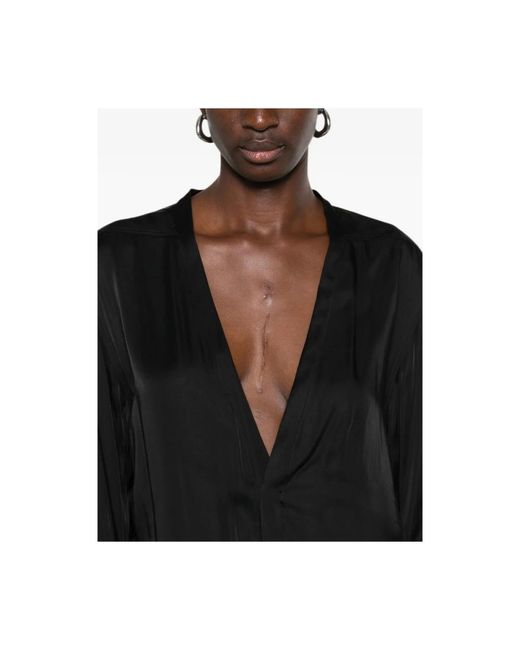 Blouses Rick Owens de color Black