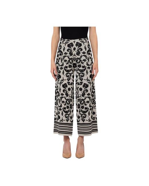 Liu Jo Black Wide Trousers