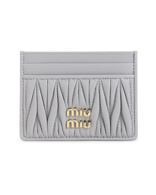 Miu Miu Gray Wallets & Cardholders