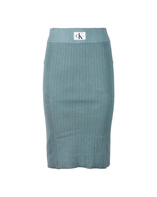 Calvin Klein Blue Midi Skirts