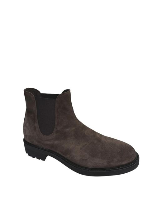 Alexander Hotto Brown Chelsea Boots for men