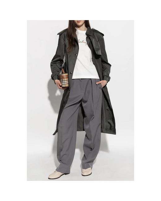 Burberry Black Trench Coats