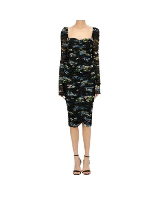 Midi Dresses Blumarine de color Black