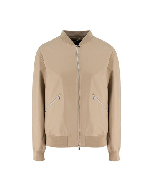 Leather Jackets di Kiton in Natural