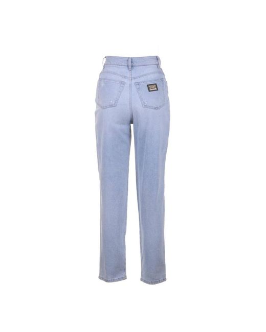 Dolce & Gabbana Blue Loose Fit Jeans