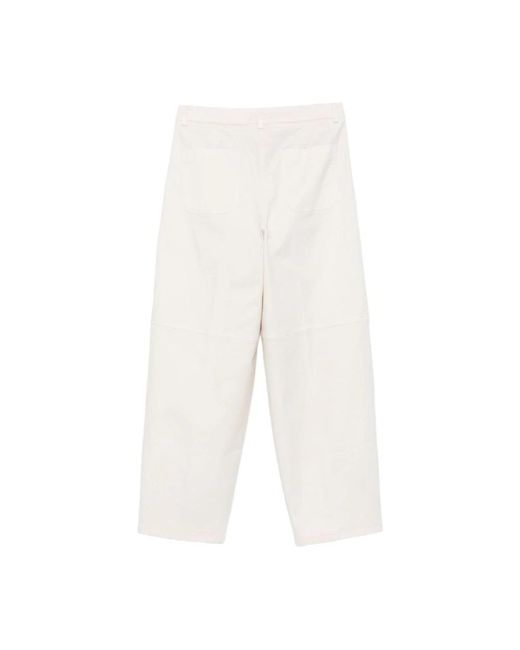 Seventy White Straight Trousers