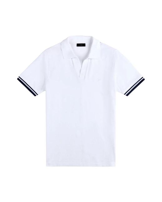 Fay White Polo Shirts for men