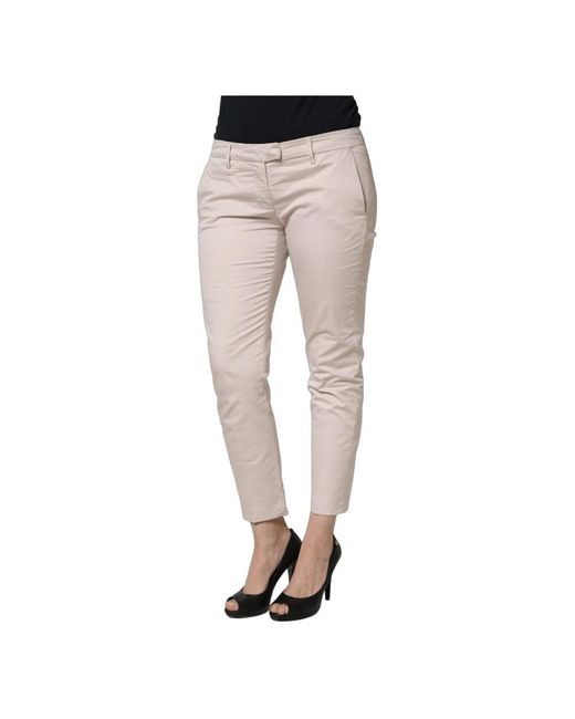 Versace Jeans Couture Gray Cropped Trousers