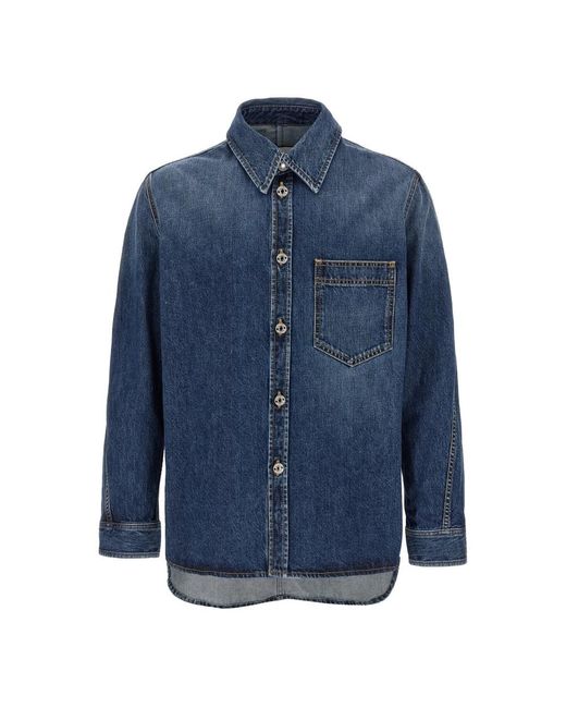 Givenchy Blue Denim Shirts for men