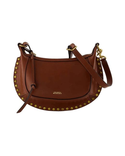 Isabel Marant Brown Oskan Moon-Ga Crossbody