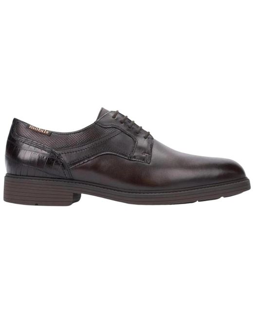 Mephisto Flavien leder schnürschuh - dunkelbraun in Brown für Herren