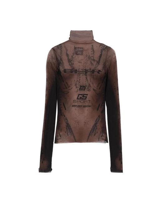 Jean Paul Gaultier Brown Turtlenecks
