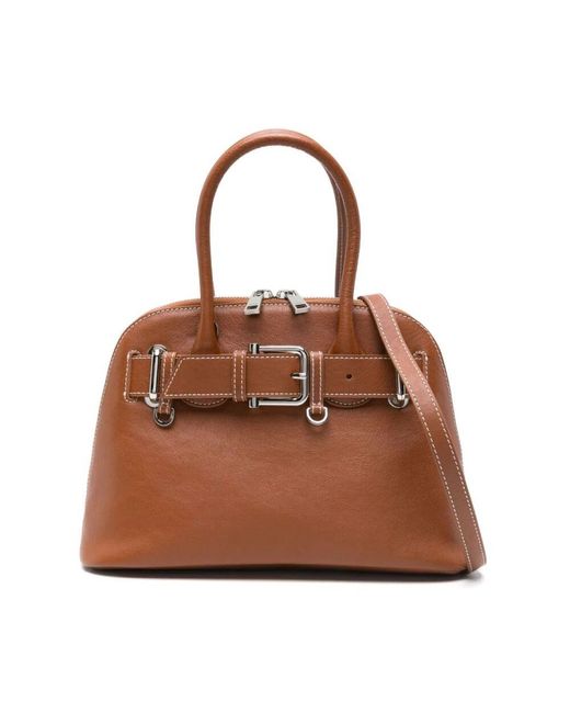 OSOI Brown Braune Lederhandtasche