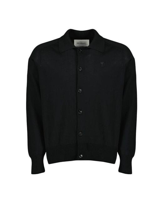 AMI Cardigans in het Black voor heren