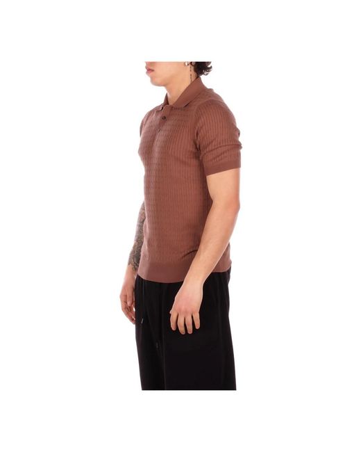Tagliatore Red Polo Shirts for men