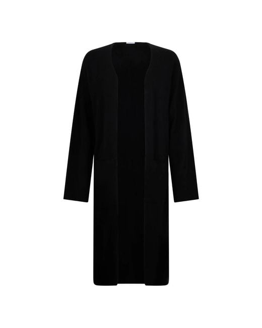 Malo Truien & Vesten ,Zwart ,Kasjmier Lange Kasjmier Cardigan in het Black