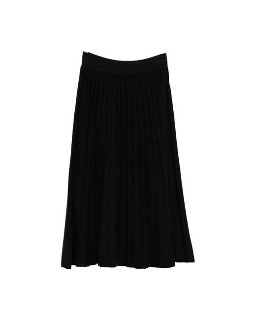 Blugirl Blumarine Black Midi Skirts