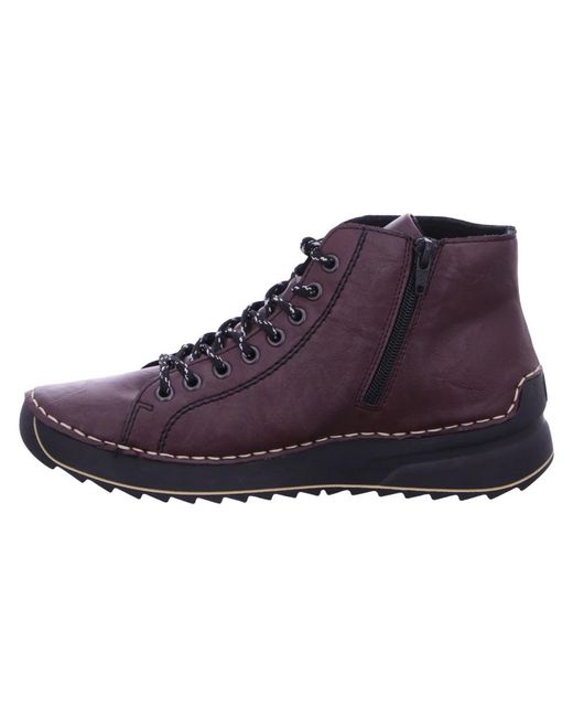 Rieker Purple Schnürstiefel