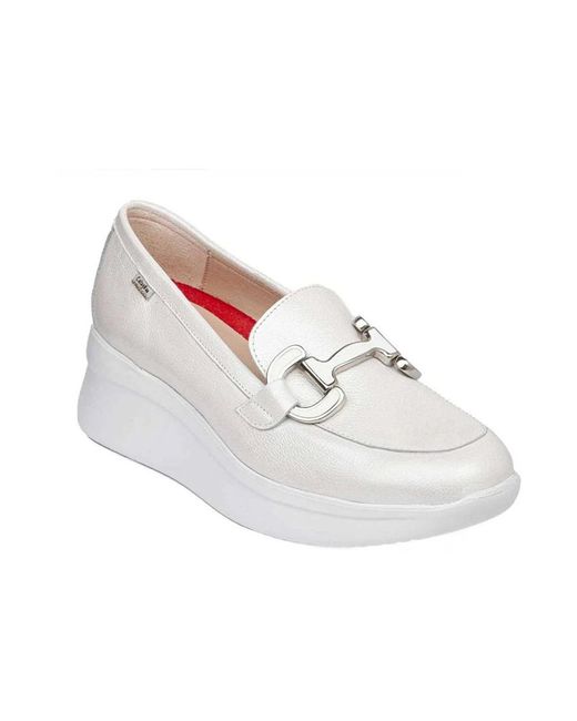 Callaghan Loafers in het White