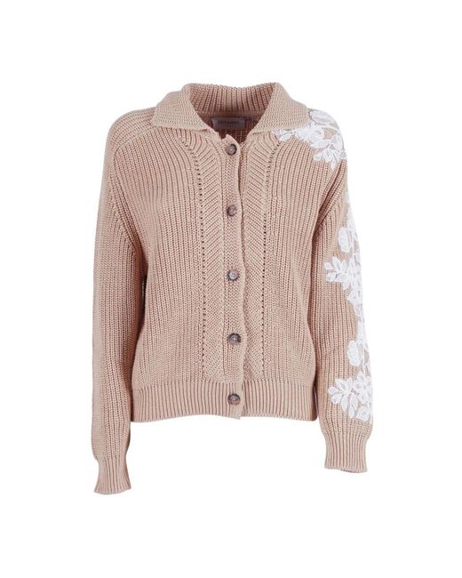 Ermanno Scervino Natural Cardigans