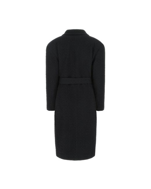 Dries Van Noten Black Cappotto