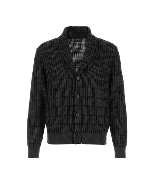 Cardigans Brioni de hombre de color Black