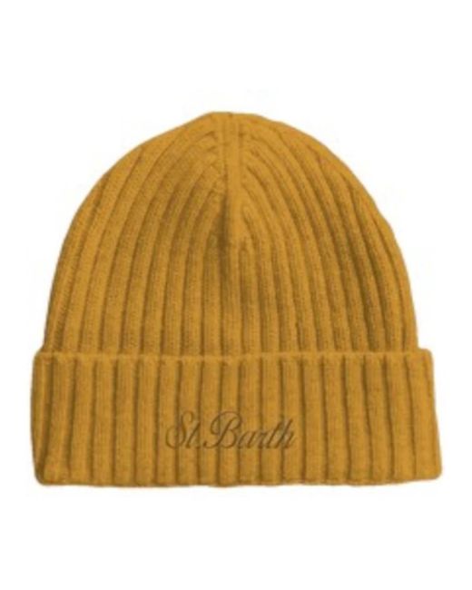 Beanies di Mc2 Saint Barth in Yellow da Uomo